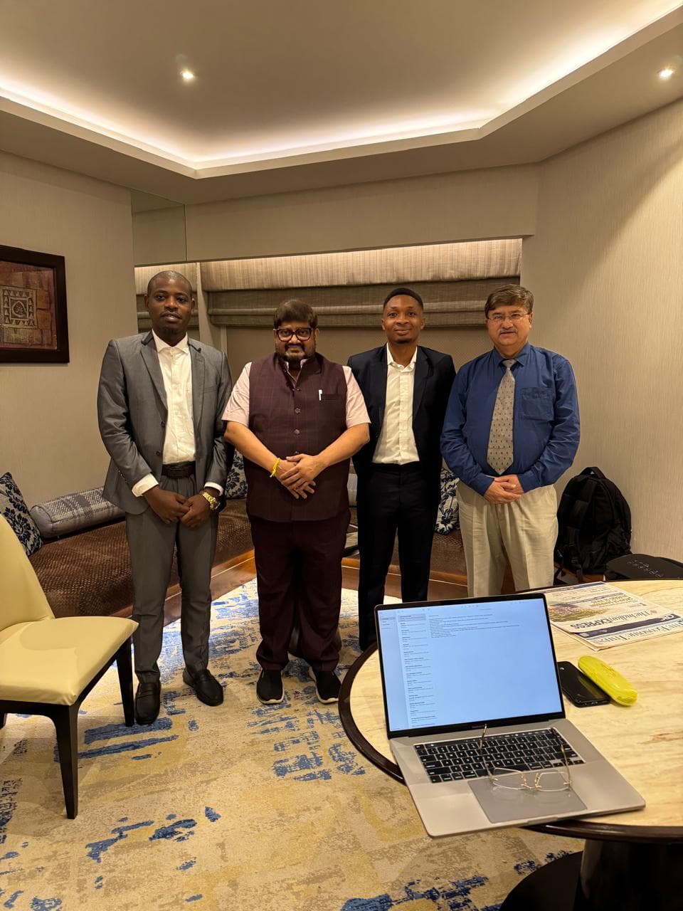 IICCI delegation meeting with Cameroon Chamber representatives in New Delhi