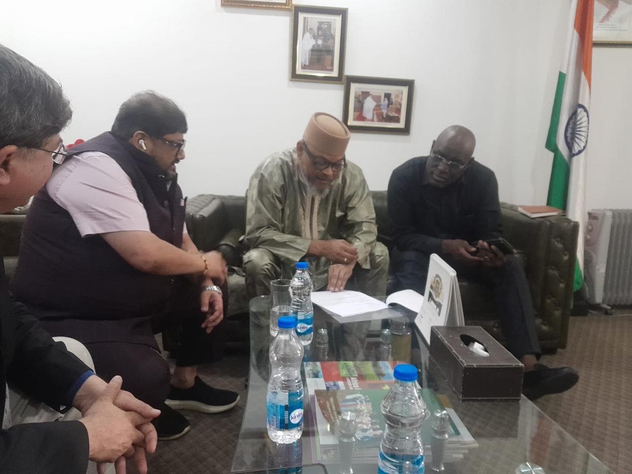 IICCI delegation meeting the Ambassador of Mali at the Embassy of Mali in New Delhi